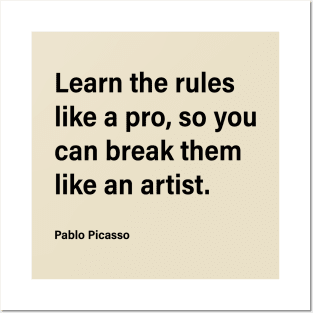 Learn Like a Pro - Break Like an Artist Posters and Art